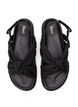 Wide fit - Sandal with knot detail, Black, Packshot image number 2