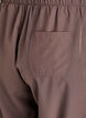 Sporty trousers with a high waist and straight legs, Brown, Packshot image number 4