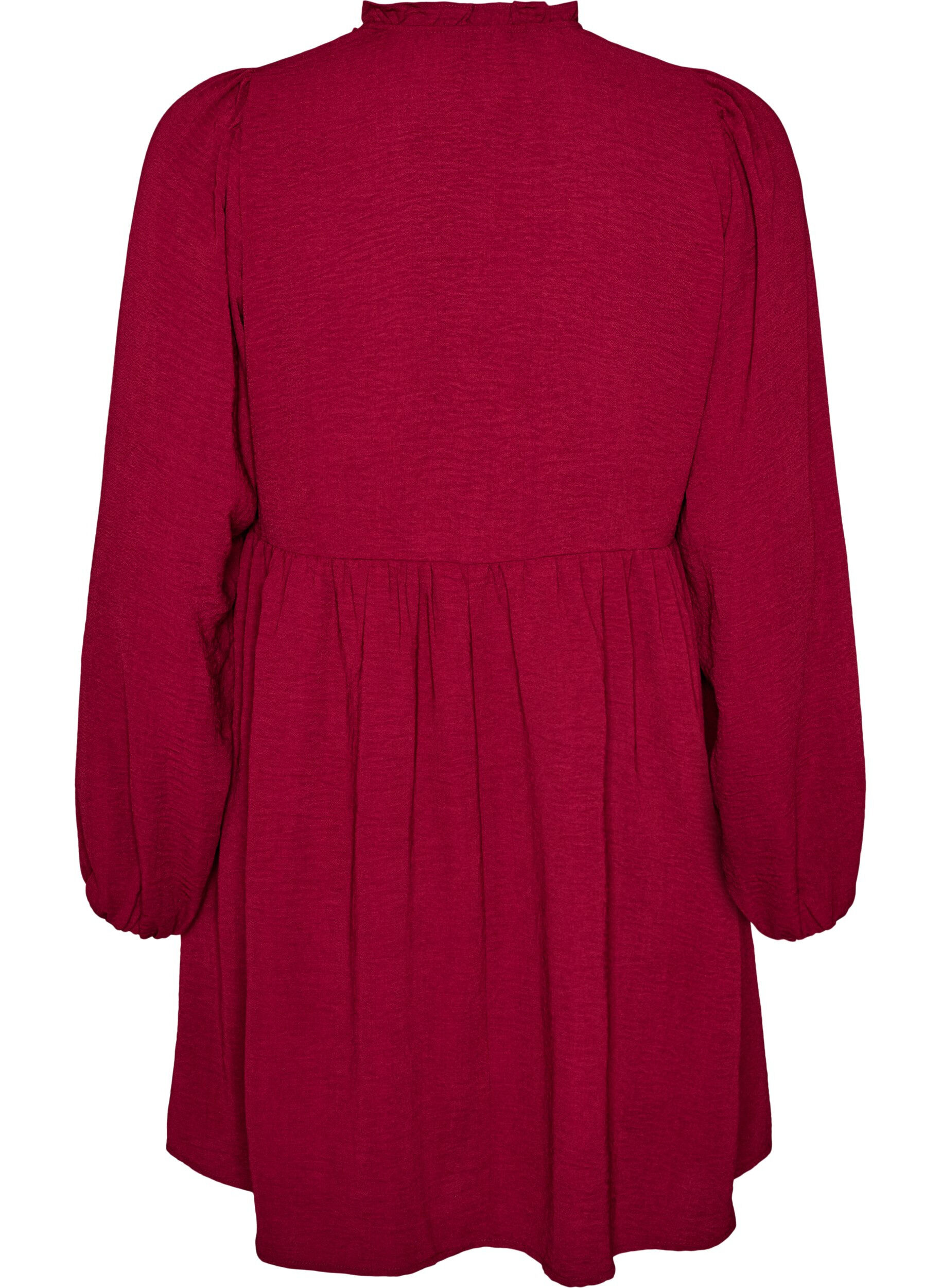 ZizzifashionA-line dress with an empire line, Red, Packshot image number 1