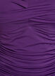 Padded swimsuit with draping, Purple, Packshot image number 2