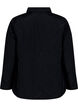 Quilted jacket with collar and pockets, Black, Packshot image number 1