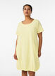 Short-sleeved cotton dress, Yellow, Model image number 0