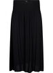 Viscose maxi skirt with smocking, Black, Packshot image number 0