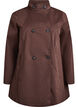 Water-repellent spring jacket with an A-line cut, Brown, Packshot image number 0
