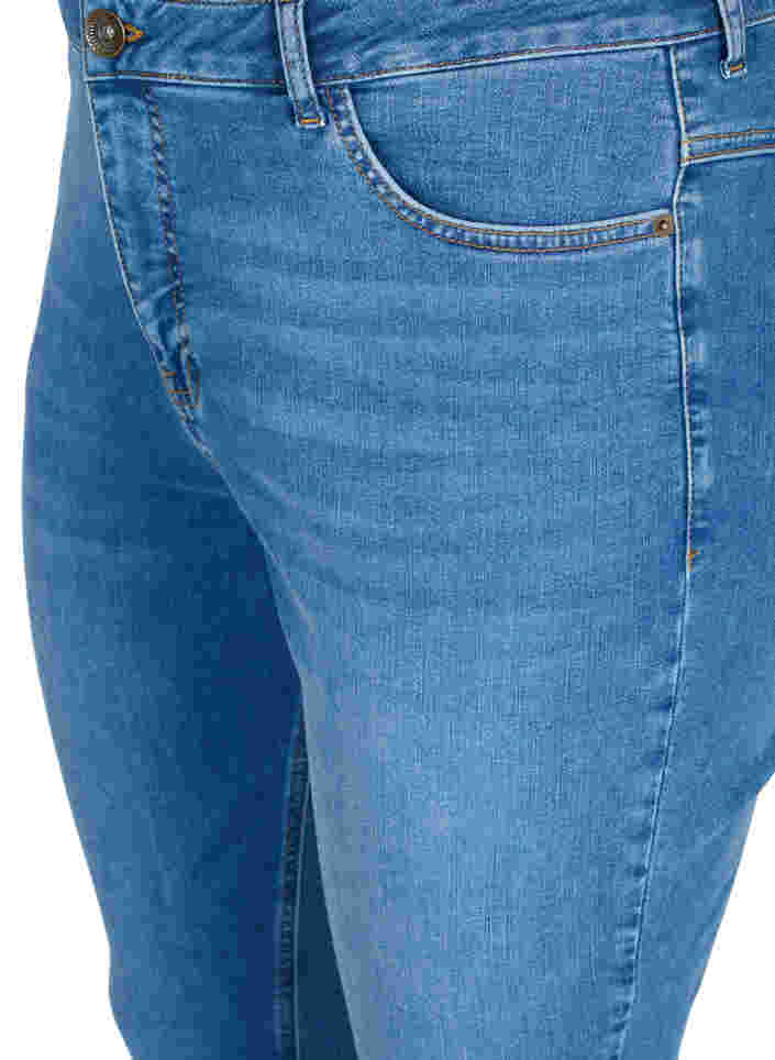Extra high-waisted Bea jeans, Blue denim, Packshot image number 2