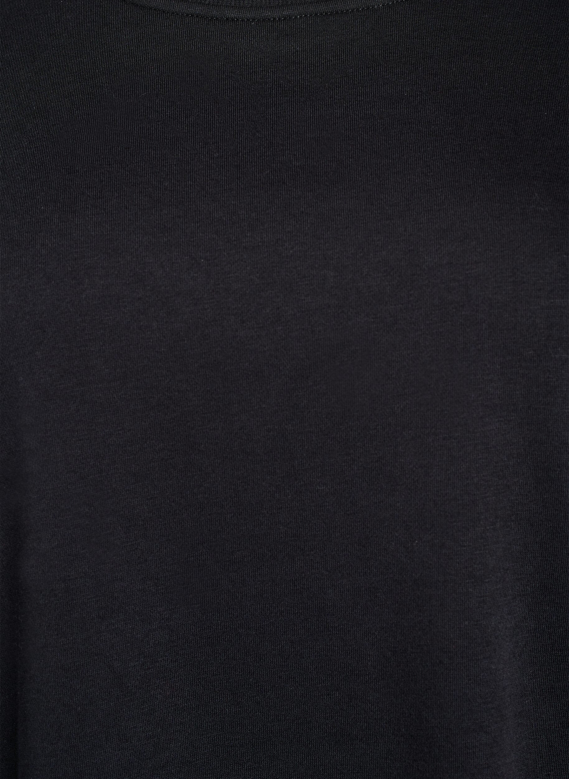 Zizzifashion Sweatshirt with fringes, Black, Packshot image number 2