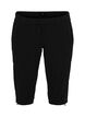 Cotton Capri trousers, Black, Packshot image number 0