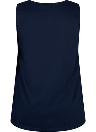 Cotton top with a-shape, Navy B. W. Summer, Packshot image number 1