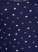 Top with print and lace edge, Blue, Packshot image number 2