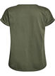 Short-sleeved t-shirt in a cotton blend, Green, Packshot image number 1