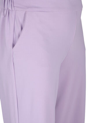 Plain-coloured culottes with pockets, Orchid Bloom, Packshot image number 2