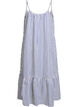 Summer dress with stripes and A-line shape, Blue, Packshot image number 1