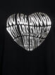 T-shirt with motif, Black, Packshot image number 2