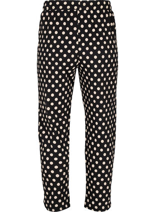 Pyjama bottoms , Black W. Angora Dot, Packshot image number 1