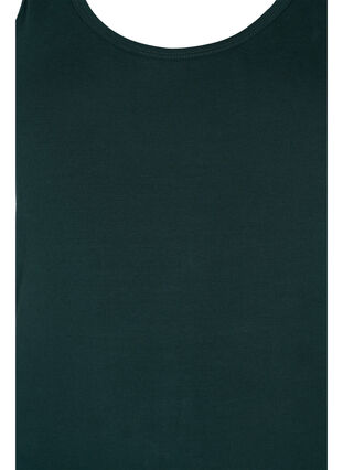 Solid color basic top in cotton, Scarab, Packshot image number 2