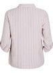 Shirt in linen and viscose with 3/4 sleeves, Beige, Packshot image number 1