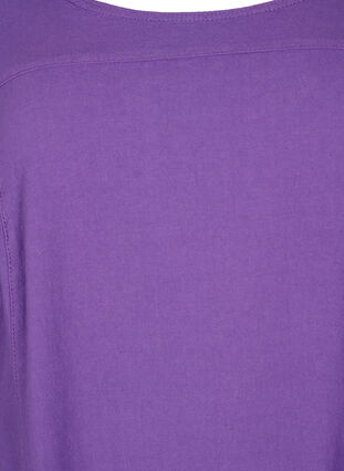 Short-sleeved cotton dress, Deep Lavender, Packshot image number 2