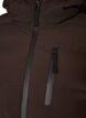 Puffer coat with hood and pockets, Brown, Packshot image number 2