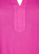 Cotton tunic with a V-neck, Rose, Packshot image number 2
