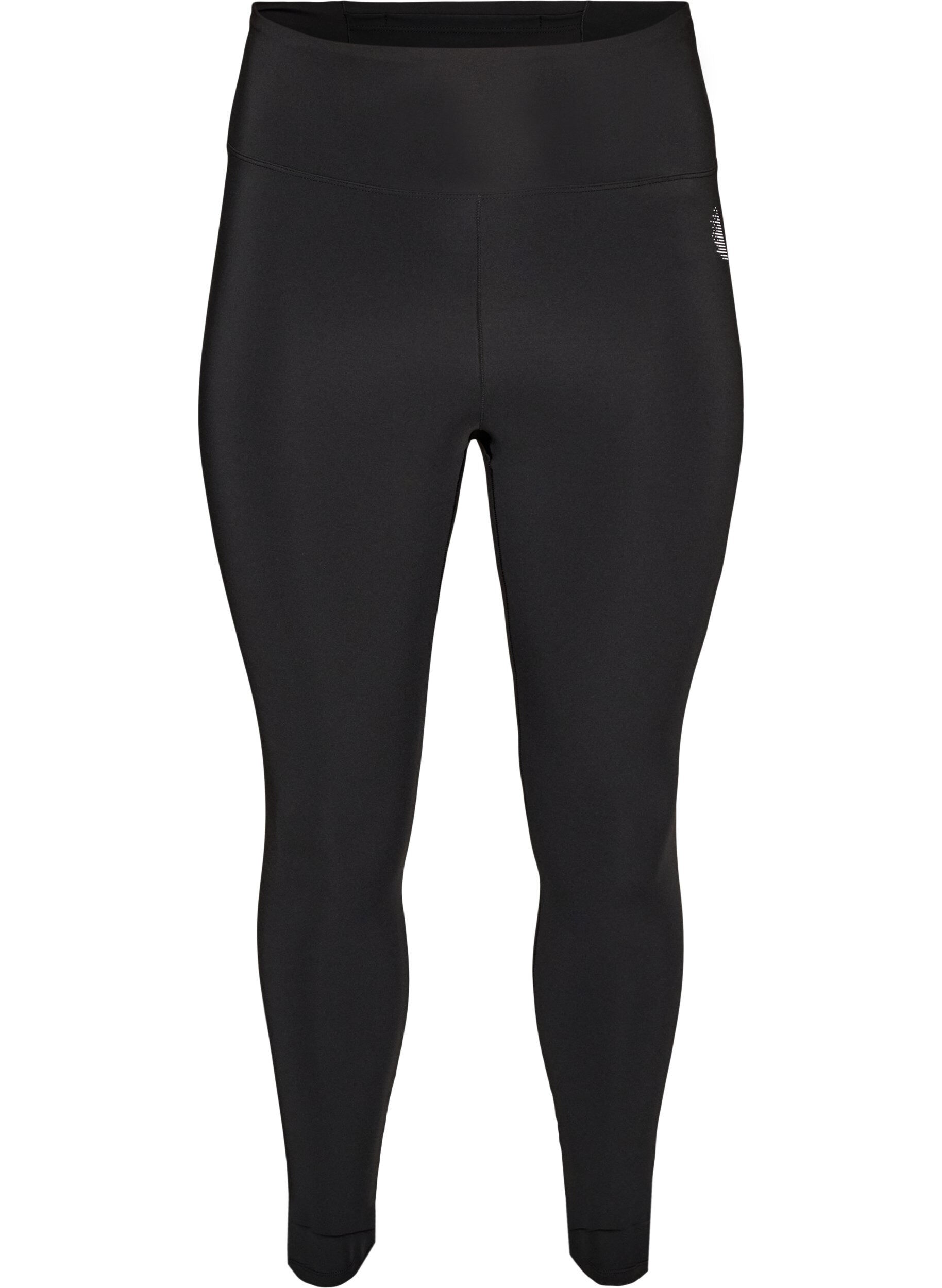 ZizzifashionTraining tights with a high waist and pocket in the waistband, Black, Packshot image number 0