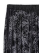 Long skirt in sheer lace, Black, Packshot image number 3