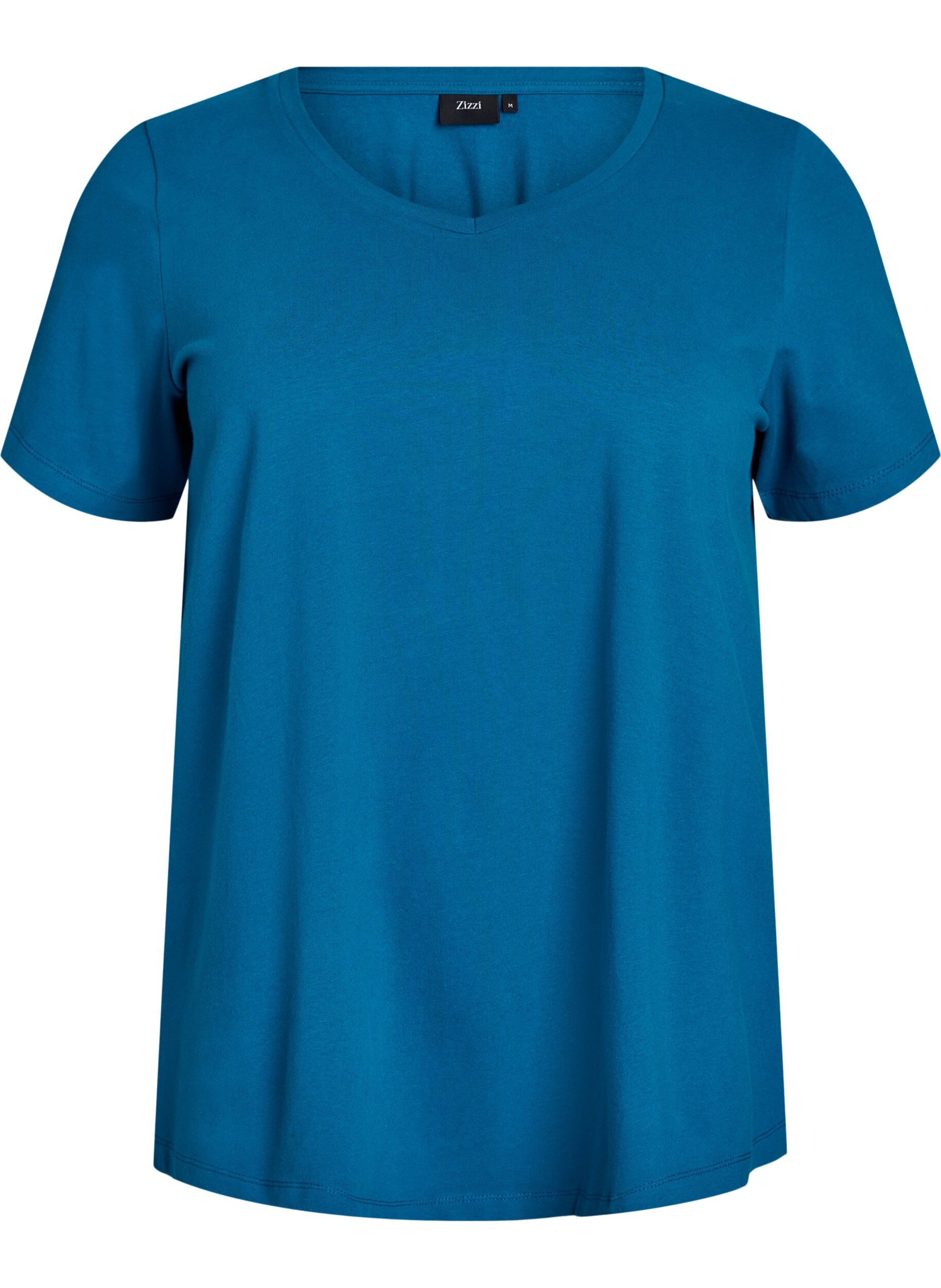 Basic plain cotton t-shirt