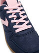 Faux suede sneakers, Blue, Packshot image number 3