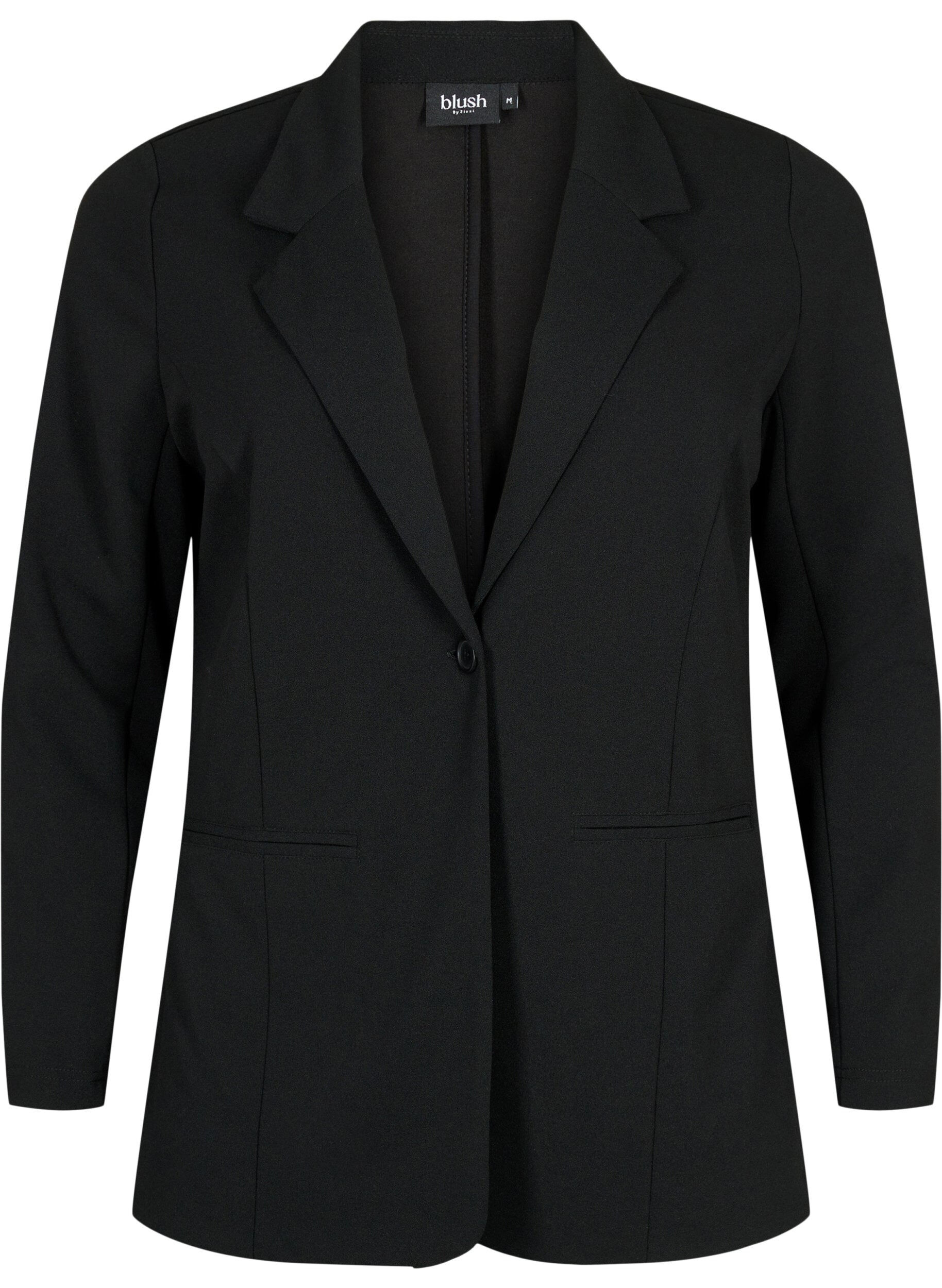 Zizzifashion Blazer with pockets, Black, Packshot image number 0