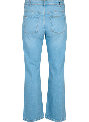 High-waisted Gemma jeans with straight fit, Light blue, Packshot image number 1