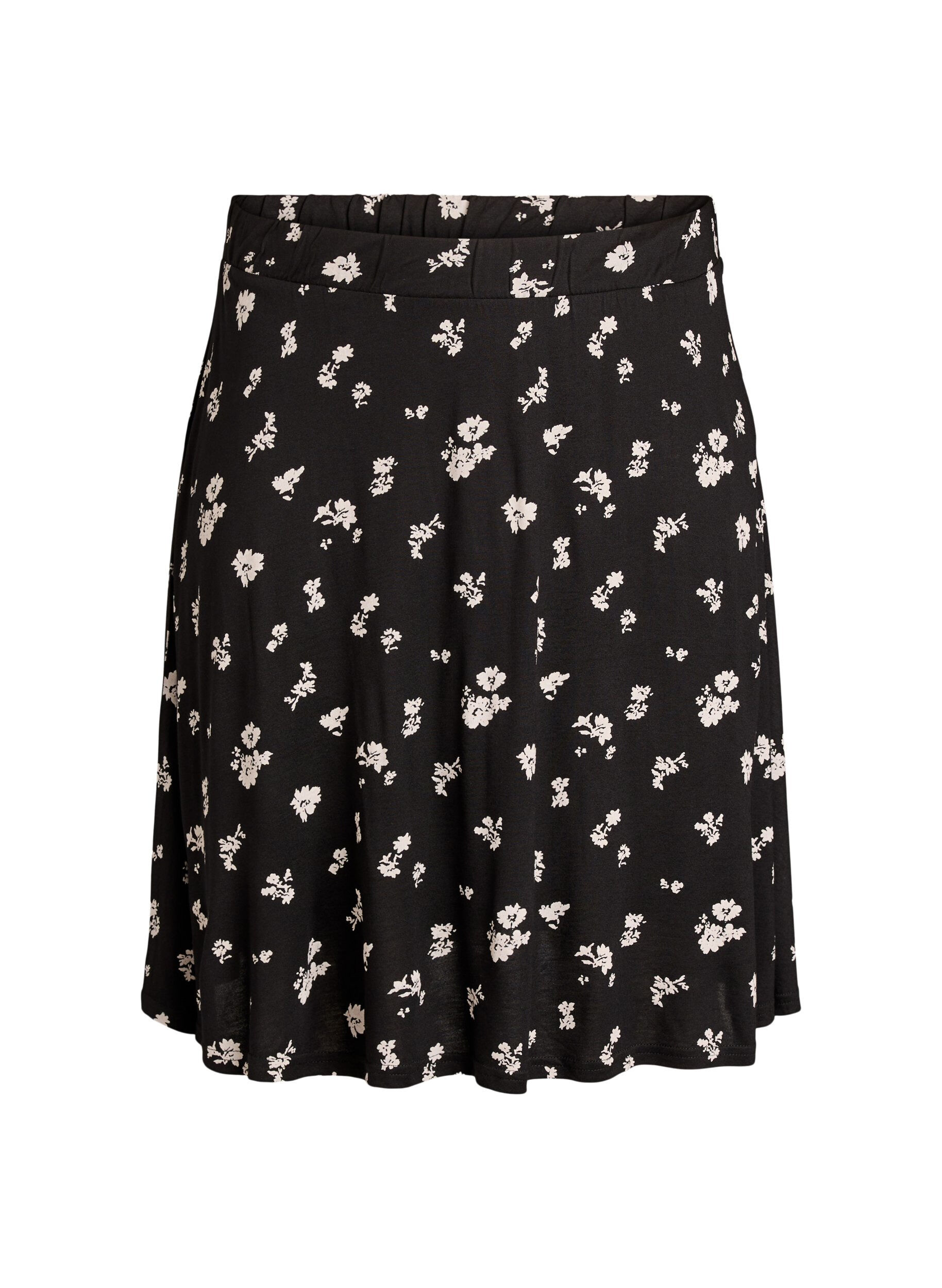 Zizzifashion2-pack skater skirts in viscose, Black, Packshot image number 2