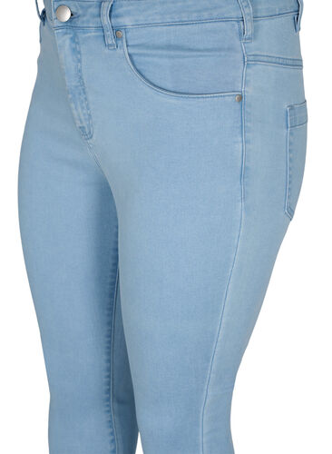Super slim Amy jeans with high waist, Ex Lt Blue, Packshot image number 2