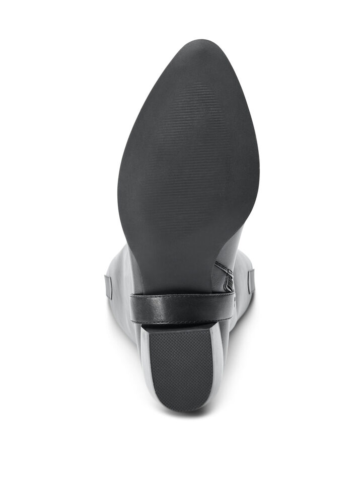High boot with detachable shaft, Black, Packshot image number 5