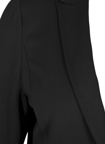 Long blazer, Black, Packshot image number 2