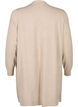 Knitted cardigan with vent and rib, Simply Taupe Mel., Packshot image number 1