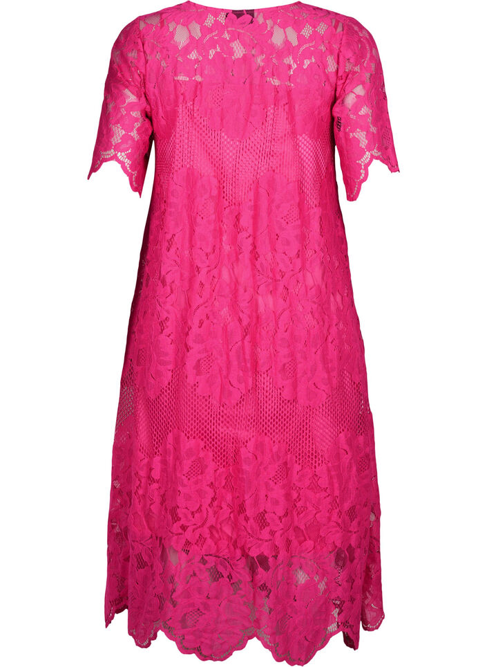 Lace dress with short sleeves, Cabaret, Packshot image number 1