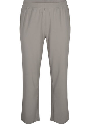 FLASH - Trousers with straight fit, Driftwood, Packshot image number 0