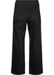 High-waisted jeans with wide legs, Black, Packshot image number 1
