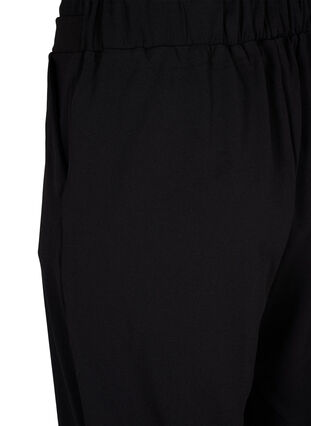 Loose trousers with pockets, Black, Packshot image number 3