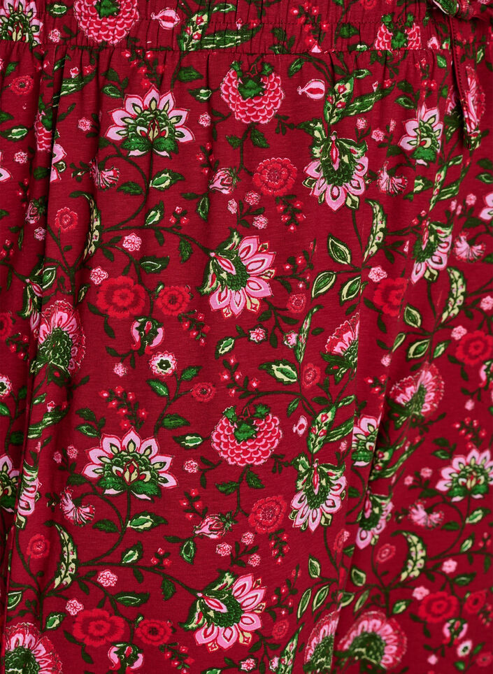 Cotton pyjamas pants with print, Red, Packshot image number 2