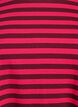 Long striped night T-shirt, Pink, Packshot image number 2