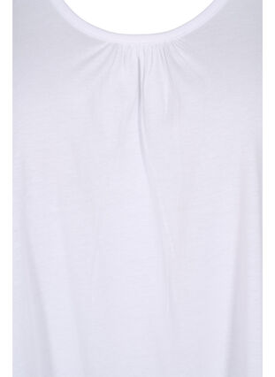 Sleeveless A-line top, Bright White, Packshot image number 2