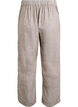 Loose trousers in linen and viscose, Brown, Packshot image number 1