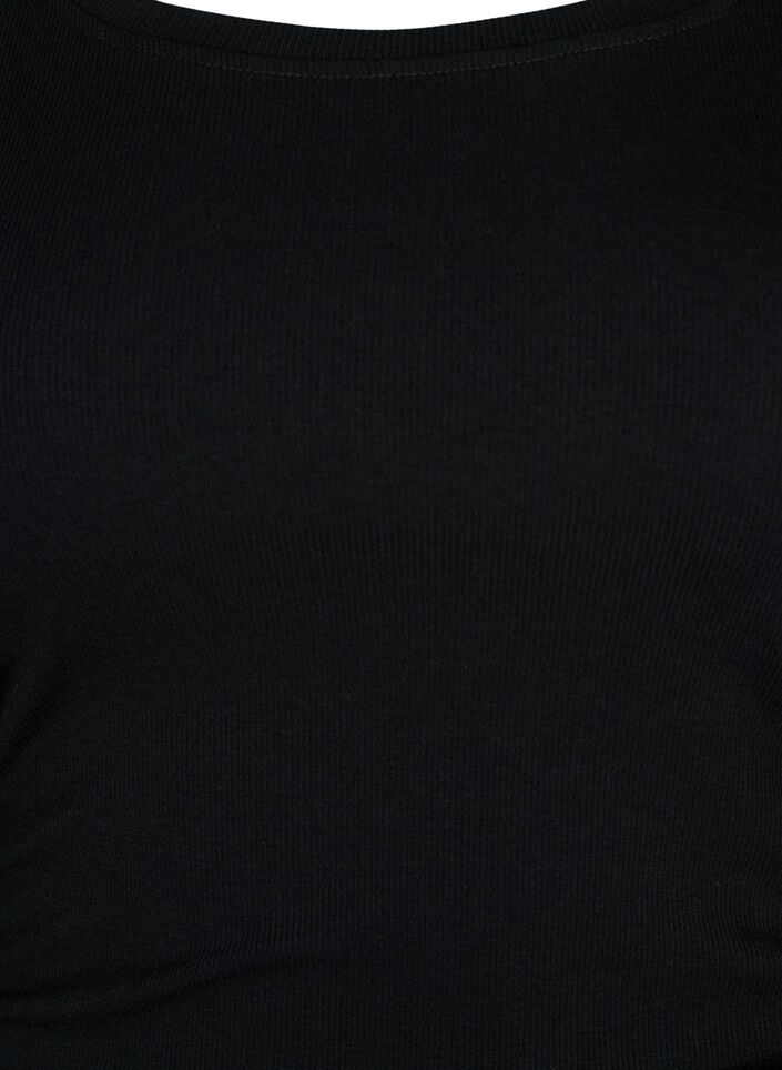 Close fitted dress with cut-out, Black, Packshot image number 2