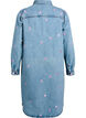 Denim dress with hearts and chest pockets, Light Blue, Packshot image number 1