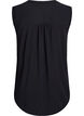 Sleeveless viscose blouse, Black, Packshot image number 1
