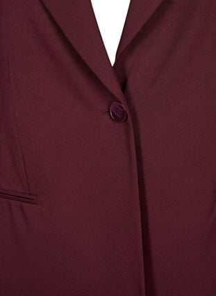 FLASH - Simple blazer with button, Winetasting, Packshot image number 2