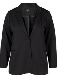 Simple blazer with button closure