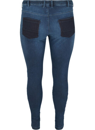 Super slim, high-rise Amy jeans, Dark blue, Packshot image number 1