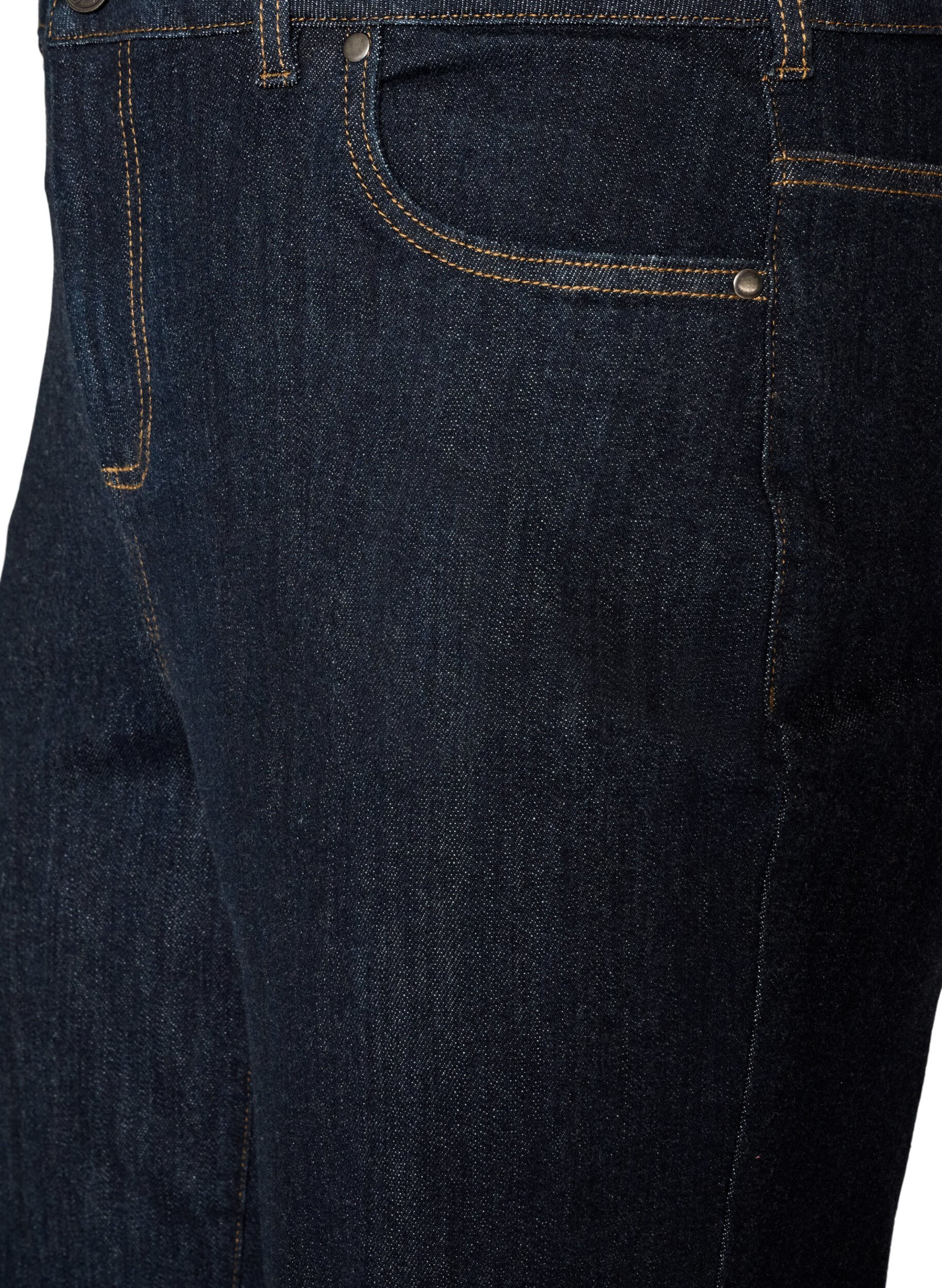 ZizzifashionStraight fit Kiana jeans with high waist, Blue, Packshot image number 2