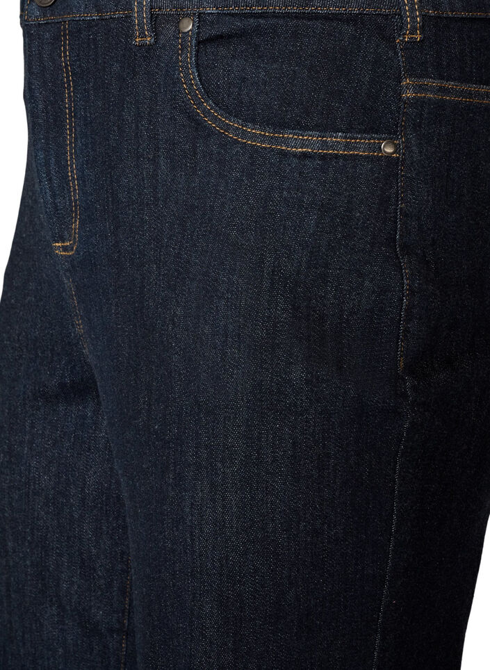 Straight fit Kiana jeans with high waist, Blue, Packshot image number 2